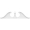 Ekena Millwork Rams Head Architectural Grade PVC Pediment (Urn Ships Unattached in Box), 82"W x 20-1/2"H x 2-3/4"P PEDPS082X205RHP00 - alternate 3